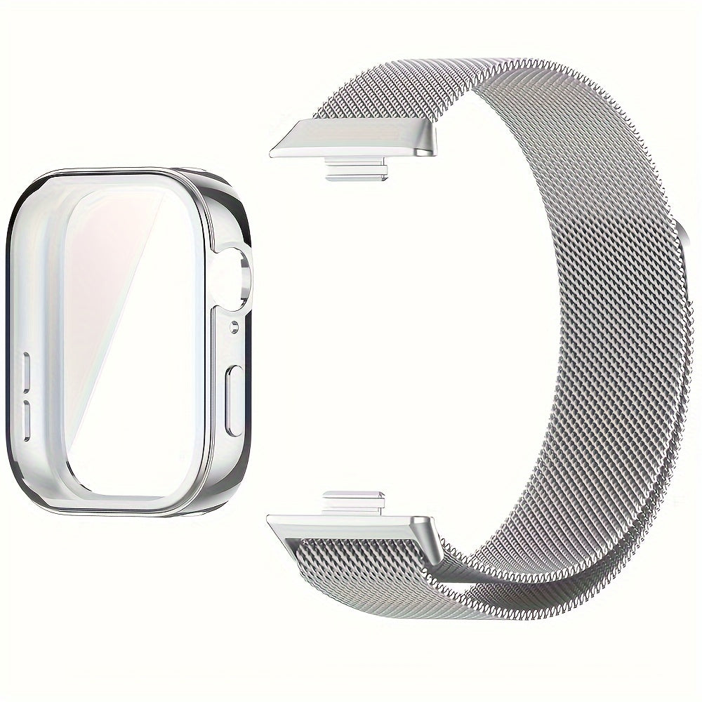 Stainless Steel Watch Band and Case for Huawei Watch Fit 3