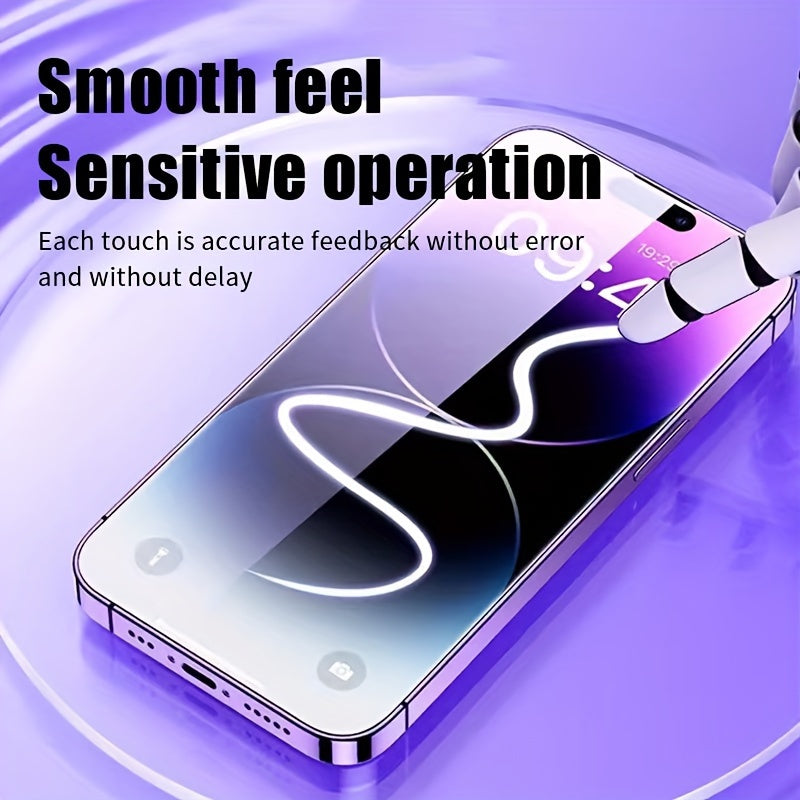 9D Tempered Glass Screen Protectors for iPhone 11 12 13 14 15 Series Compatible with Apple Smartphones