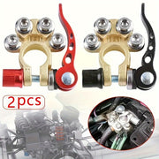 2 Pack Car Battery Terminal Clips Thickened Positive Negative Stake Head