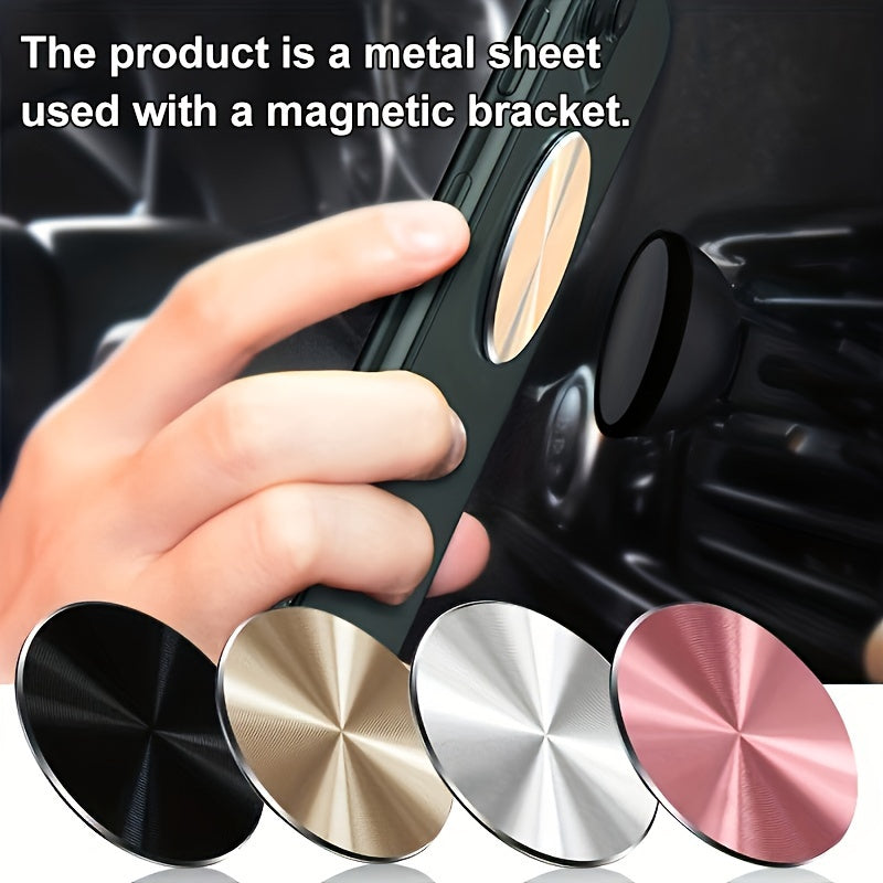 Universal Aluminum Car Phone Mount Magnetic Suction Holder for Mobile Devices