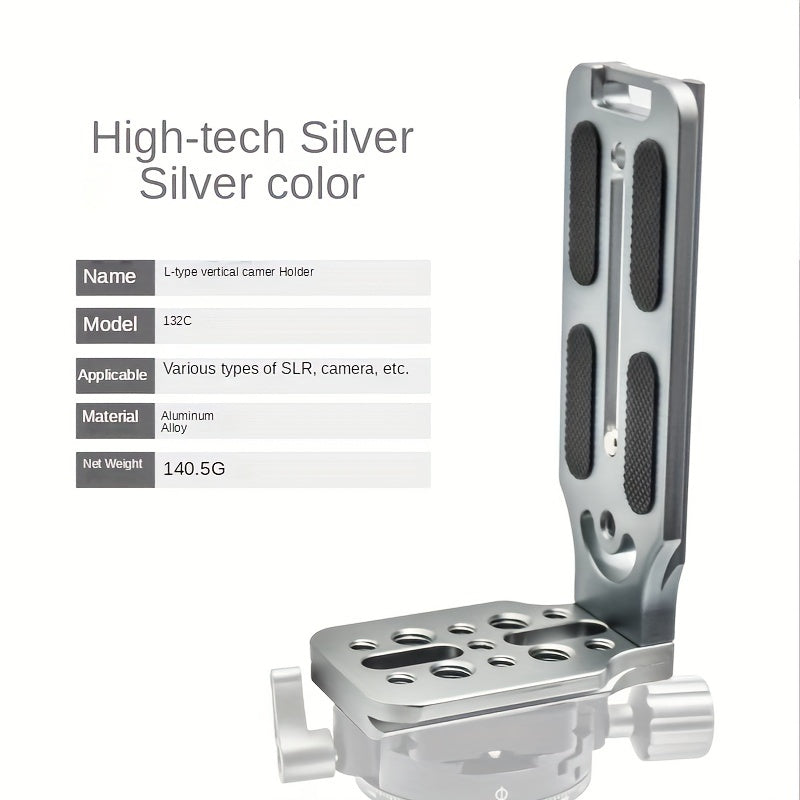 Waterproof Metal DSLR Camera L Bracket with 1/4 Inch Screw and Quick Release Plate