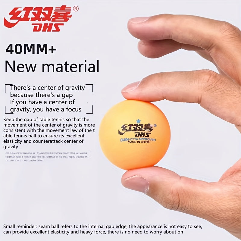 Resin White Yellow Table Tennis Balls for Competition and Training Indoor Ping Pong Balls