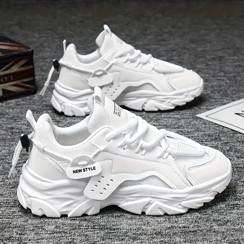 Men's Plus Size Sneakers Non-Slip Thick Soles Breathable Mesh Casual All-Season