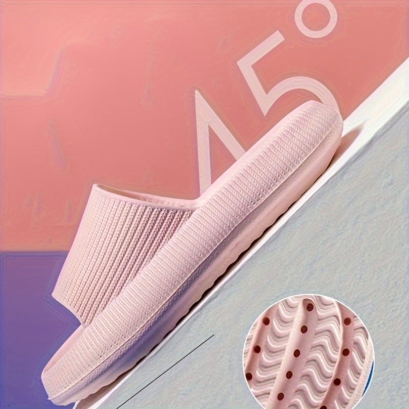 Женские летние тапочки с открытым носком, дышащие, с амортизацией, для дома и улицы