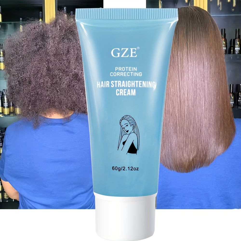 Hair Straightening Cream 60g Moisturizing Damage-Free Glossy Straightening