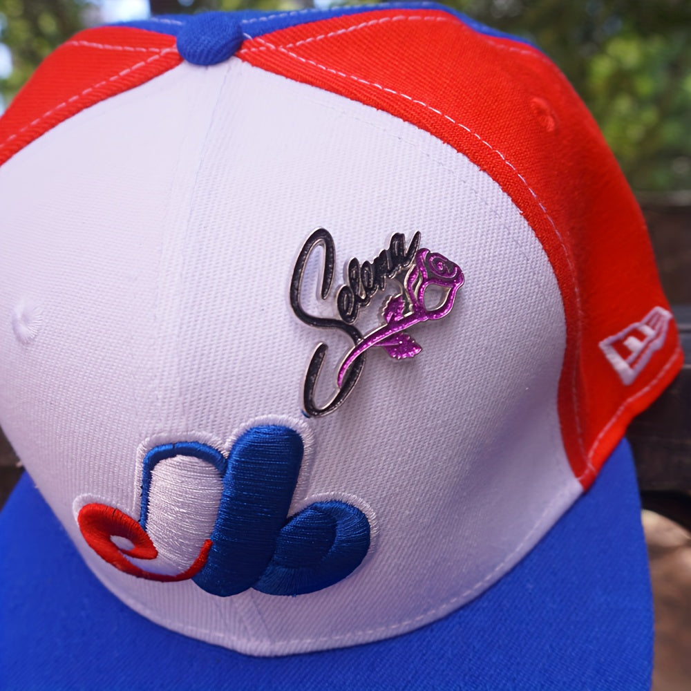 Enamel Rose Lapel Badge Zinc Alloy Hat Clothing Decoration