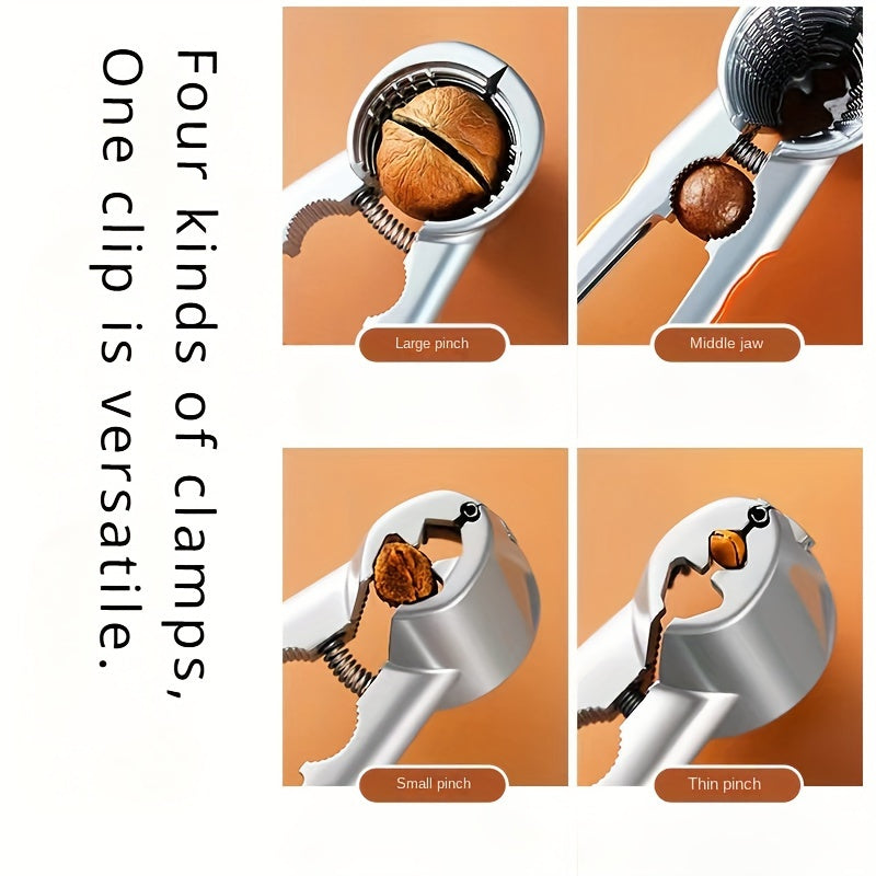 Multi-Functional Metal Nutcracker for Walnuts Chestnuts Hazelnuts Almonds