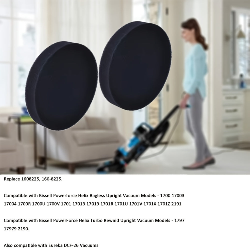 2-Pack Pre-Motor Filters for Upright Vacuums Compatible with Powerforce Helix