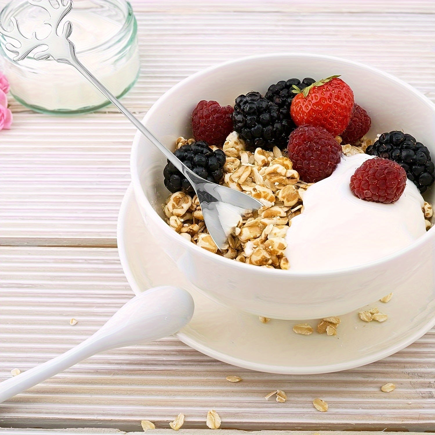 Reindeer Coffee Spoons Stainless Steel Festive Holiday Kitchen Utensils