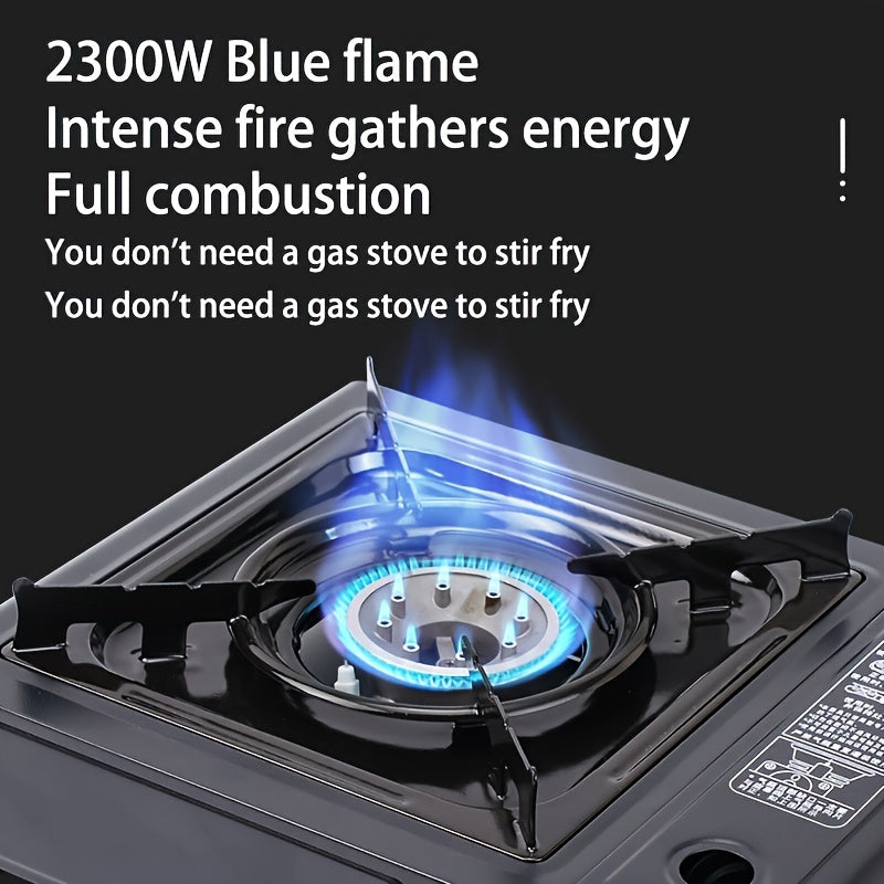 Butan gaz tanklari uchun portativ lager pechi, lager, piknik va tashqi sayohatlar uchun oson olib yuriladi.