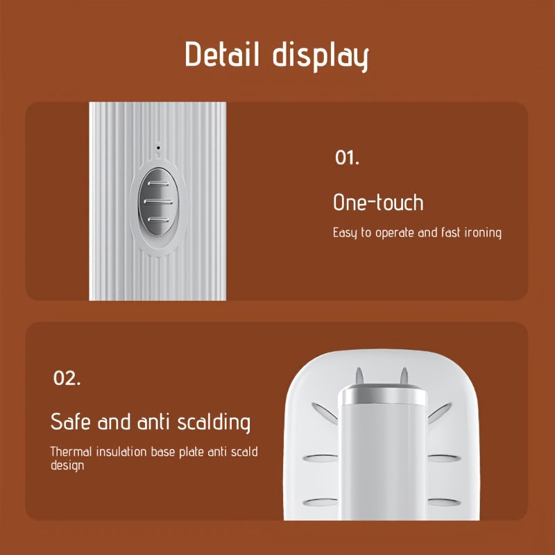 Portable Mini Travel Clothes Iron Plastic Handheld Compact Garment Steamer