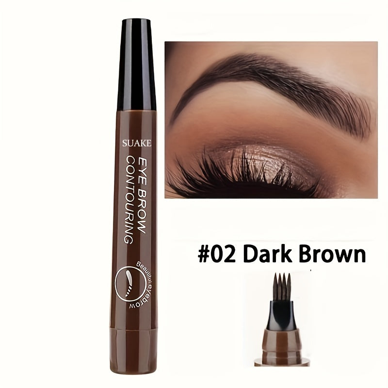 Bolígrafo de cejas a prueba de agua y de larga duración para microblading de mujer con punta fina