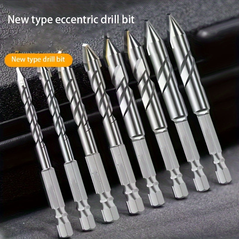Dry Steel Drill Bit for Tiles Concrete Glass Wood Metal Polished Grey