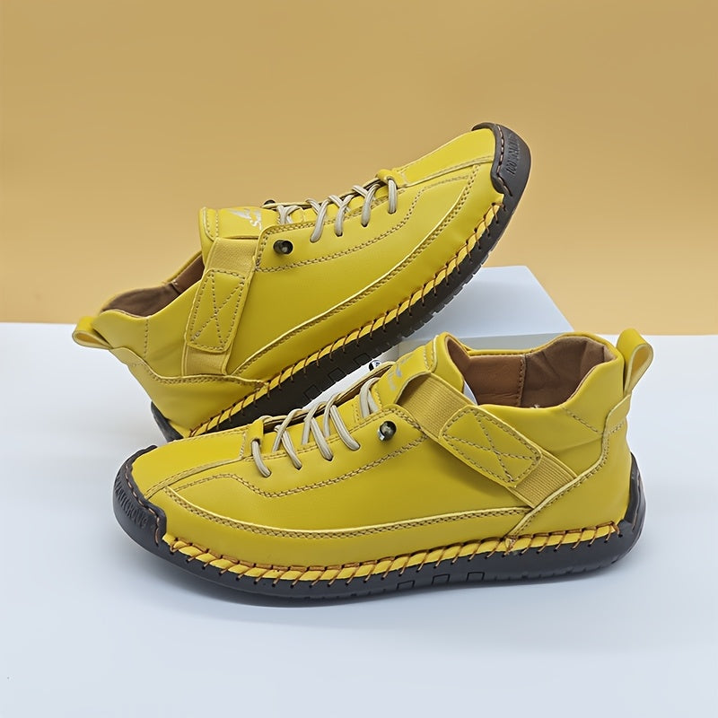 Women's Ankle Slip-On Boots Microfiber Casual Flat Heel All-Season