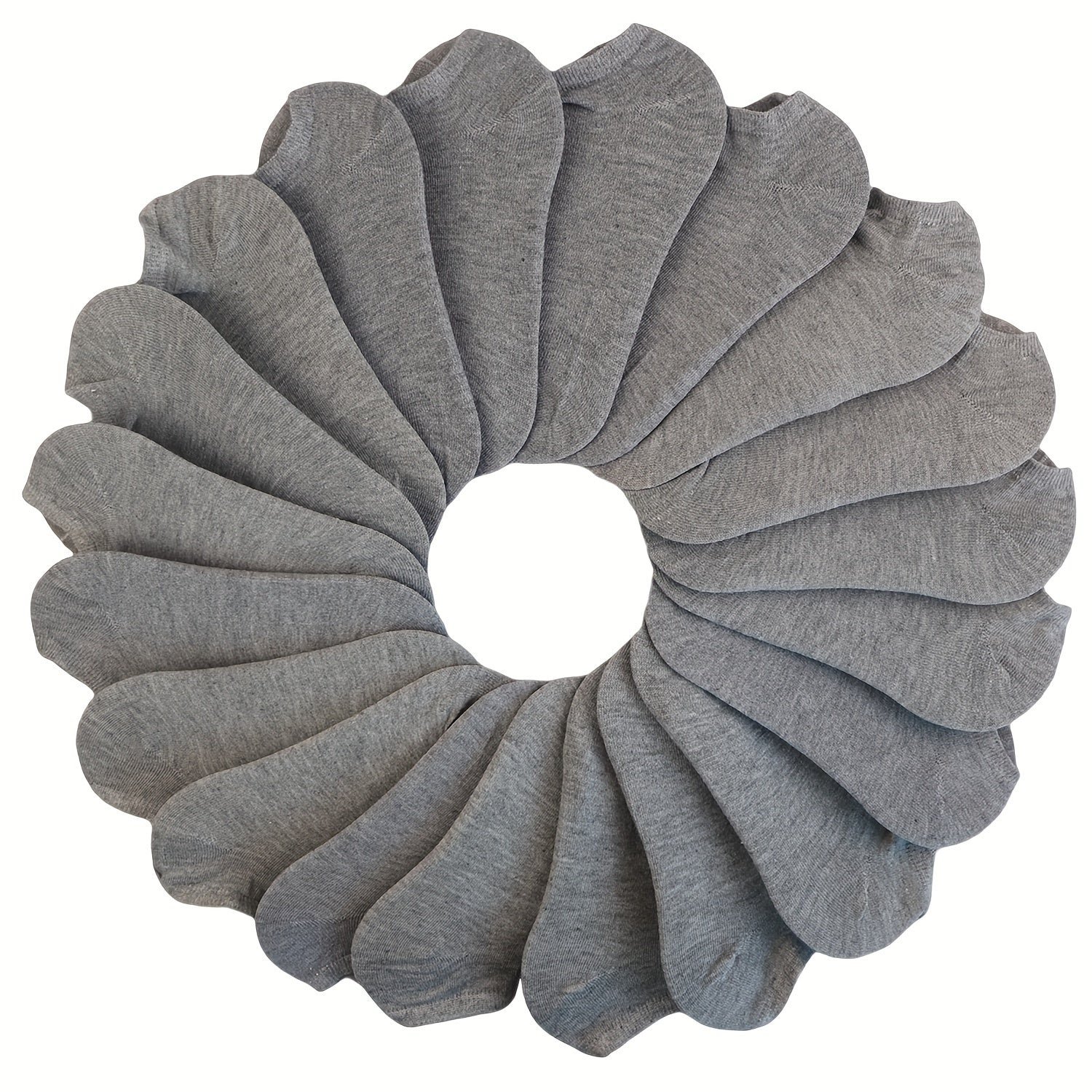 Women’s Ankle Socks 20 Pairs Lightweight Breathable Cotton-Polyester Geometric