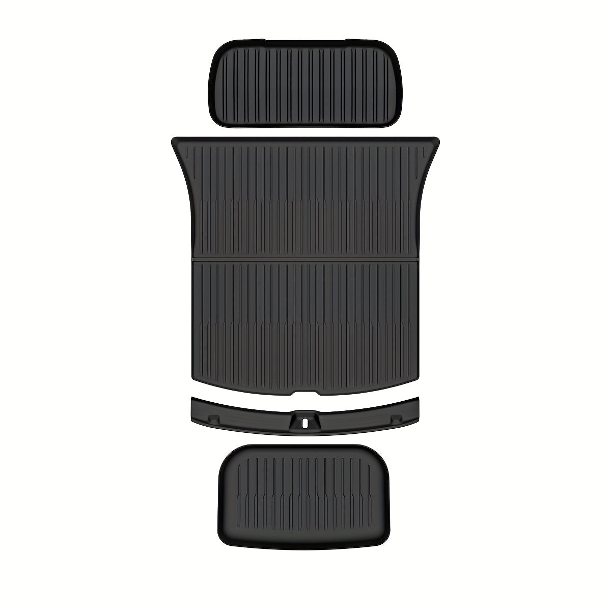 All Weather Floor Mats Set for Tesla Model Y 2025 Deluxe Custom Fit TPE