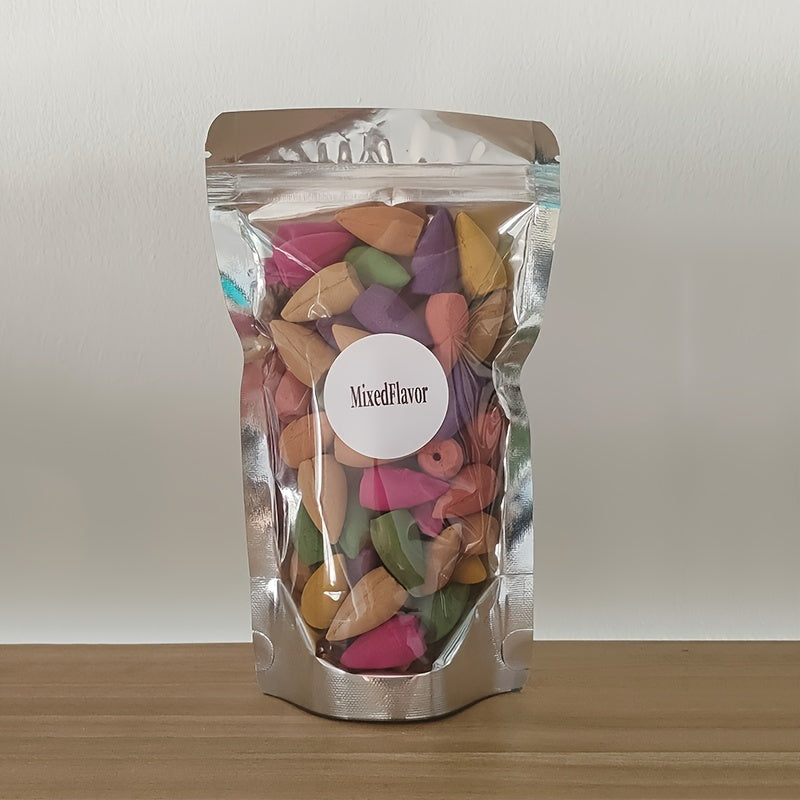 Sandalwood Rose Agarwood Incense Cones for Home Fragrance Yoga Relaxation Not Included