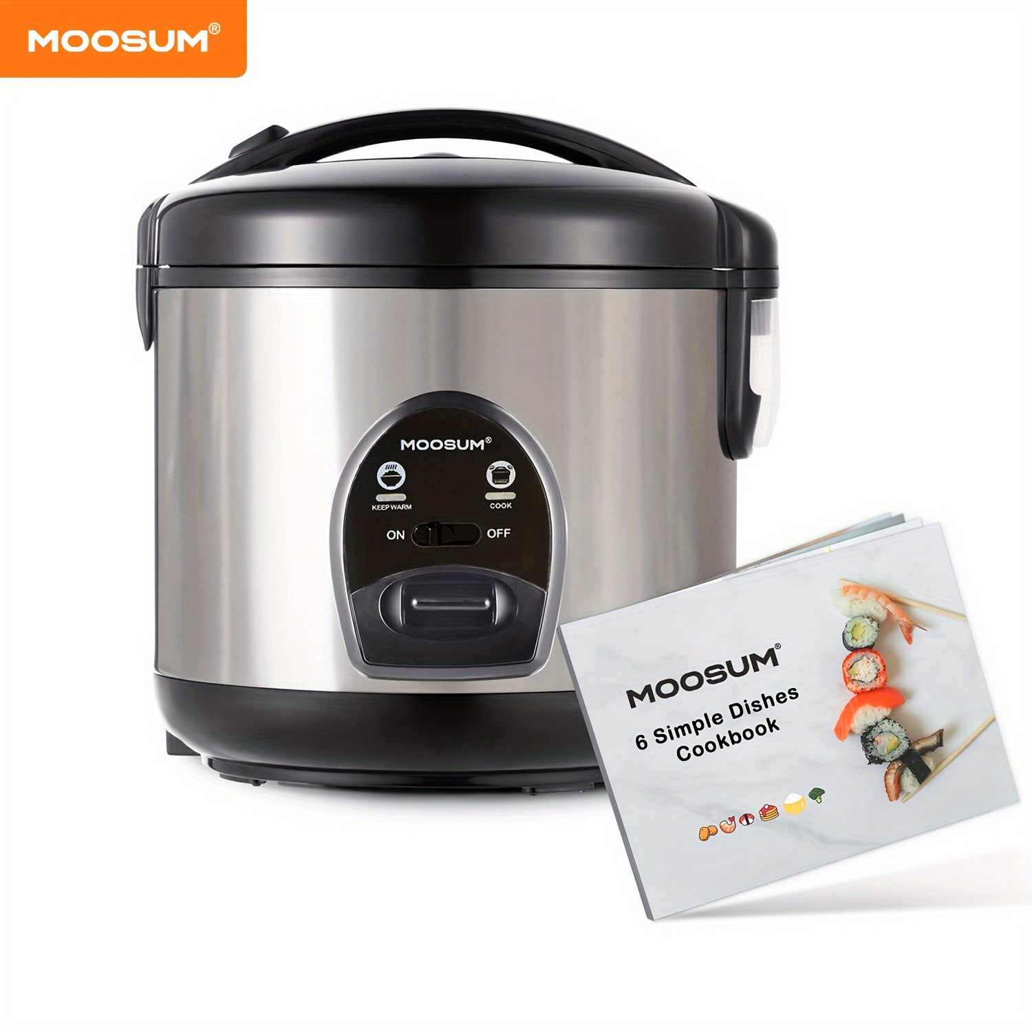 5-Posuda guruch pishirgich va ovqat bug'langich, tez pishirish, yopishmaydigan qoplama, 24H issiqlikda ushlab turish