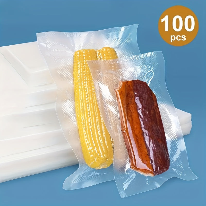 100pcs Vacuum Sealing Bags Set in 3 Sizes for Food Preservation