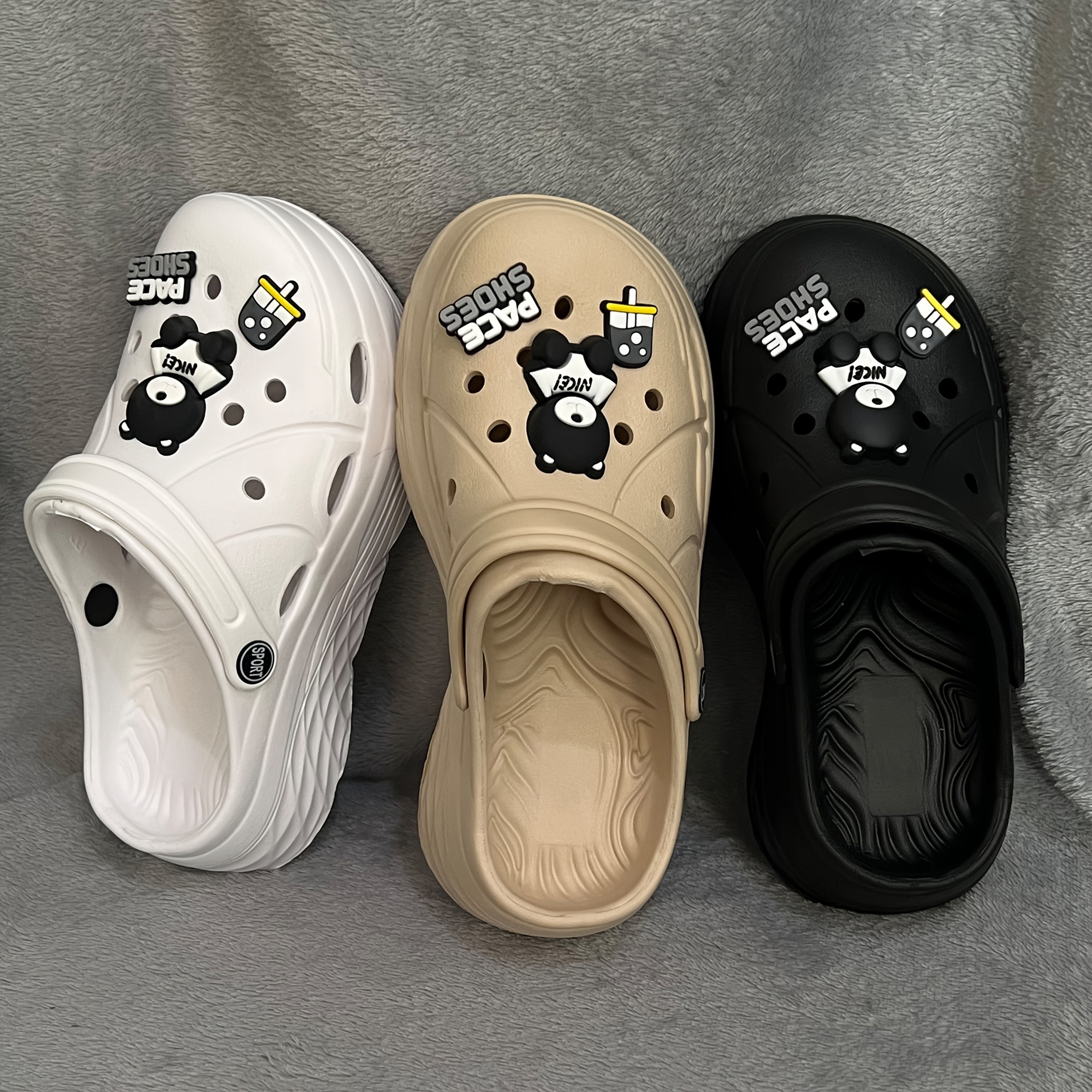 Women's Non-Slip EVA Platform Clogs Slip-On Indoor Outdoor House Shoes