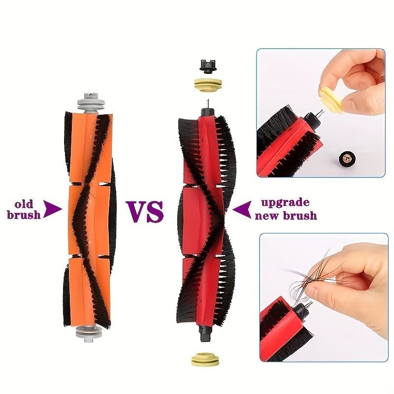 Получите лучший опыт уборки с комплектом из 10 аксессуаров для робота-пылесоса Roborock. Этот комплект совместим с широким ассортиментом моделей Roborock, включая S6 Pure, S6, E4, S4 Max, S6 MaxV, S5, S5 Max, S4, E2, E3, E5, E20, E25, E35, S50, S65, Mi