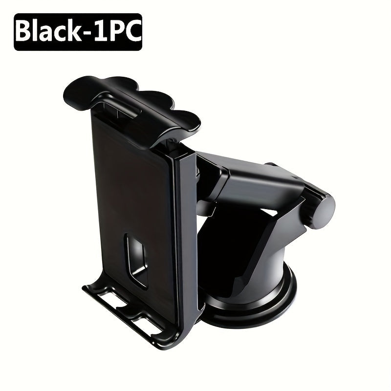 Universal Adjustable Car Phone Holder for Tablets and Phones with Suction Mount