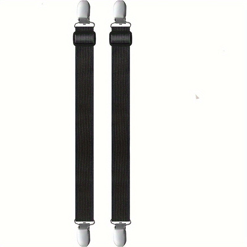 Set of 2 Non-slip Bed Sheet Clips Adjustable Fixers for Bed Sheets