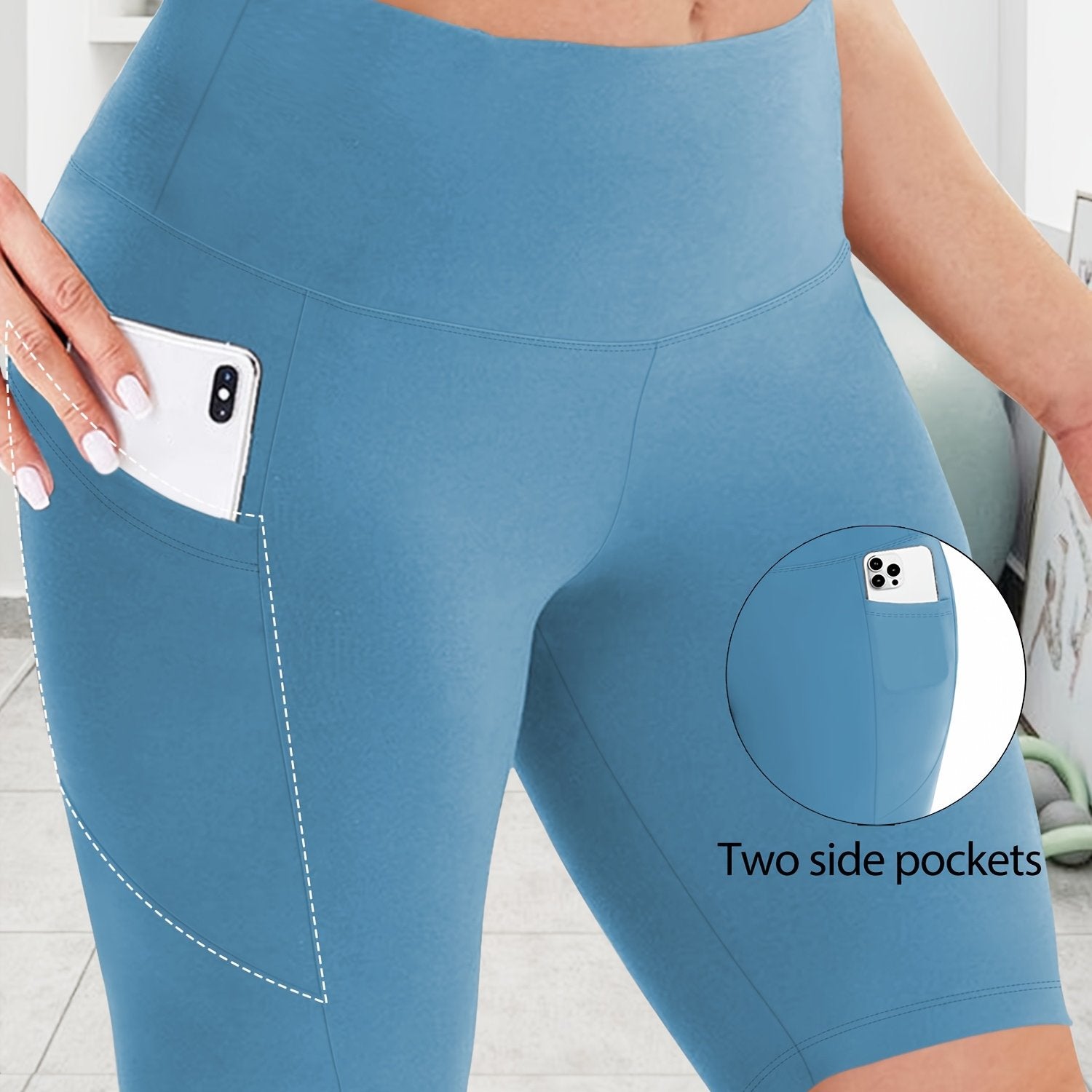 Plus Size Activewear Shorts Yoga Leggings Sports Summer Low Price