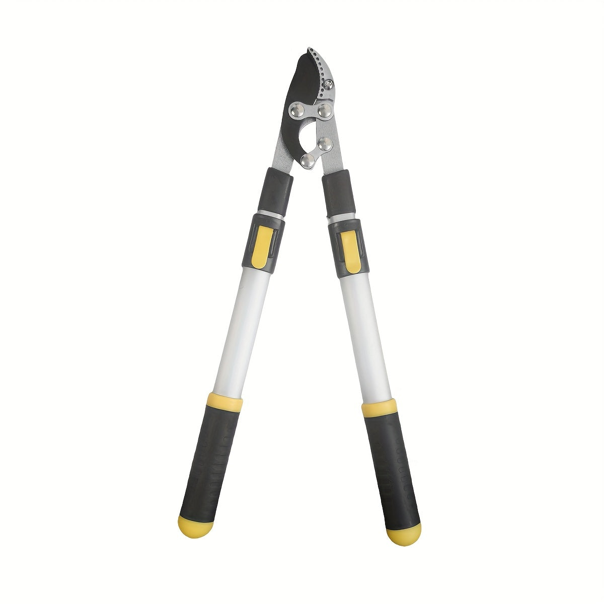 Heavy-Duty Pruning Shears Alloy Steel Blade Retractable Handle for Thick Branches