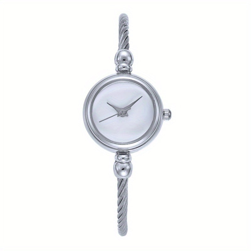 Miniature Literary Student Bangle Watch for Women with Retro Mori Art Style