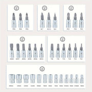 46-Piece Tool Kit 1/4 Inch Drive Ratchet Wrench Socket Set Car Repair