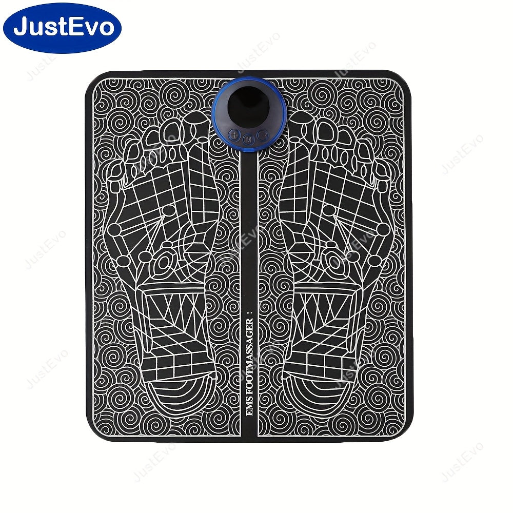 JustEvo EMS oyoq massajchisi mushaklarni bo'shatish uchun sozlanadigan parametrlar bilan. Uyda foydalanish yoki do'stlar uchun sovg'a sifatida ideal.