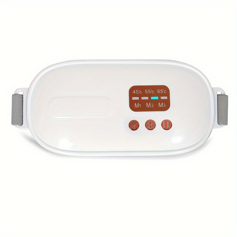 Rechargeable Waist Belt Massager with Adjustable Temperature and Vibration Modes
