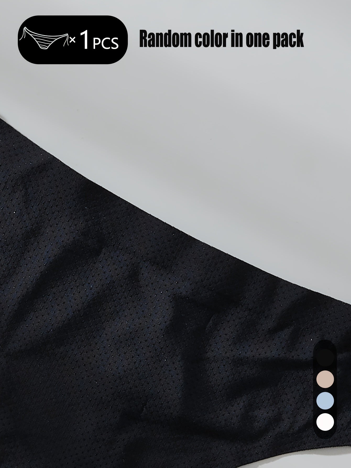 Women's Lace Lingerie with Breathable Ice Feeling Fabric and Floral Leaf Design in Random Color