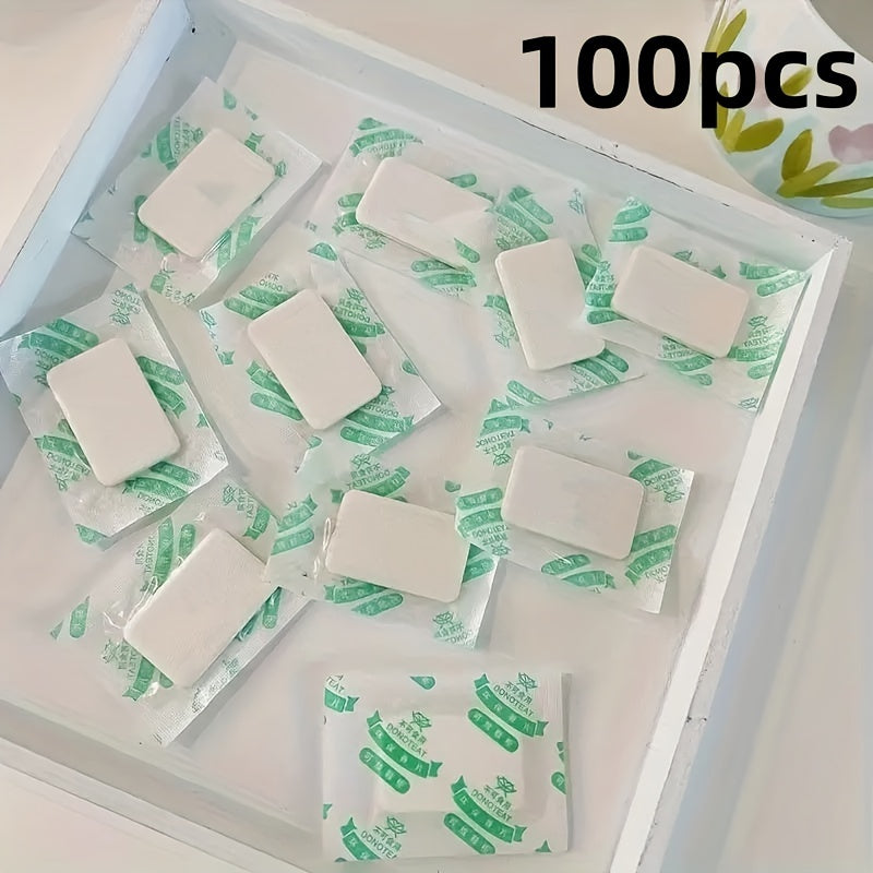 25/100Pcs Jasmine Scented Small Bags for Wardrobe Shoe Closet Car Freshener