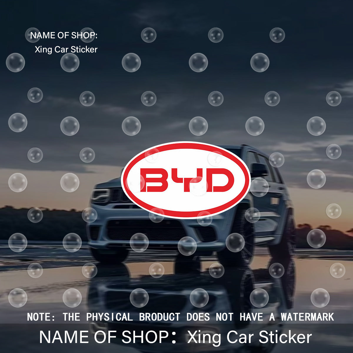 Waterproof Vinyl Sticker Scratch-Resistant Decal for Cars Laptops and More