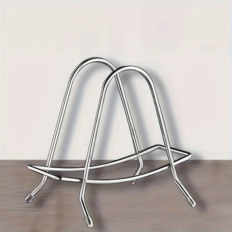 Kichik zanglamas po'latdan yasalgan oshxona tashkilotchisi - To'g'raladigan blok va qozon qopqog'i ushlagichi uchun tartibli ish stoli saqlash