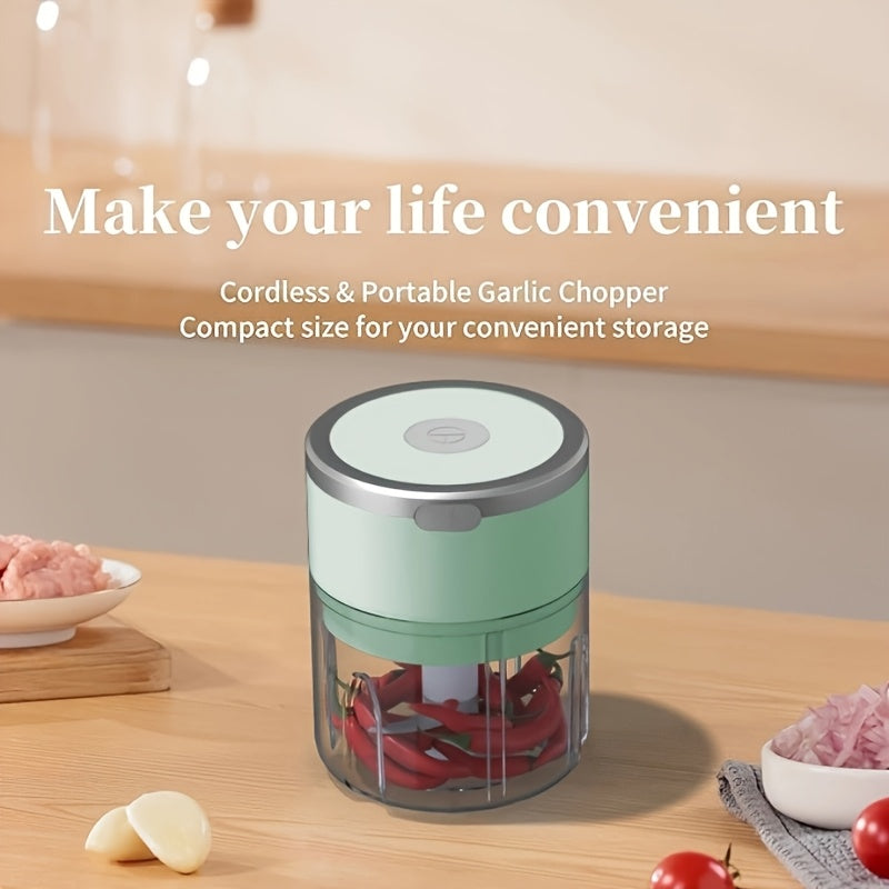 Kabelsiz Mini Ovqat Blenderi 350ml USB Qayta Toʻldiriladigan Elektr Oshxona va Tashqi Foydalanish