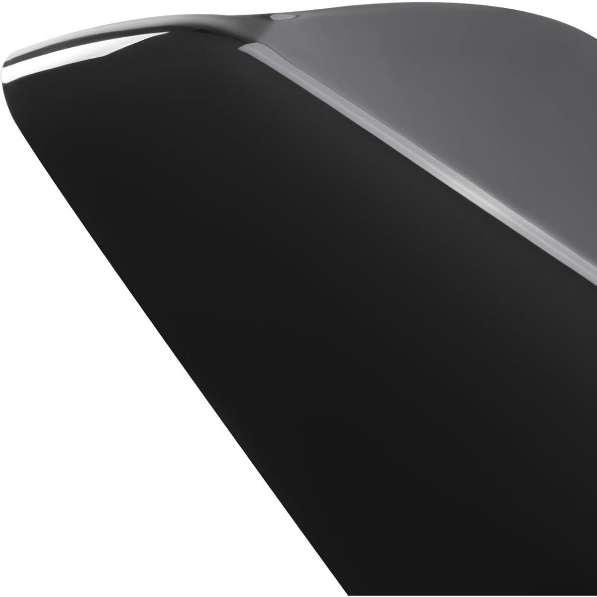 Pair of 2 Black Plastic Mirror Covers for Malibu 2016-2022 Convex Lens