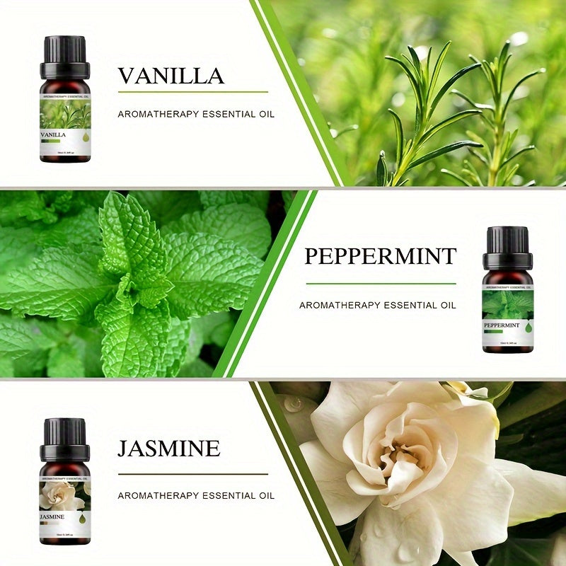 5 ta 10ML tekis yuqori efir moyi turli maqsadlar uchun.