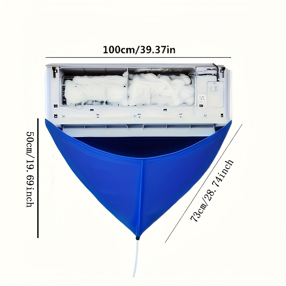 Durable Plastic Indoor Air Conditioner Drainage Bag Splashproof Easy-Access