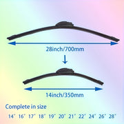 Universal Car Windshield Wiper Blade Full Season with U/J Adapter