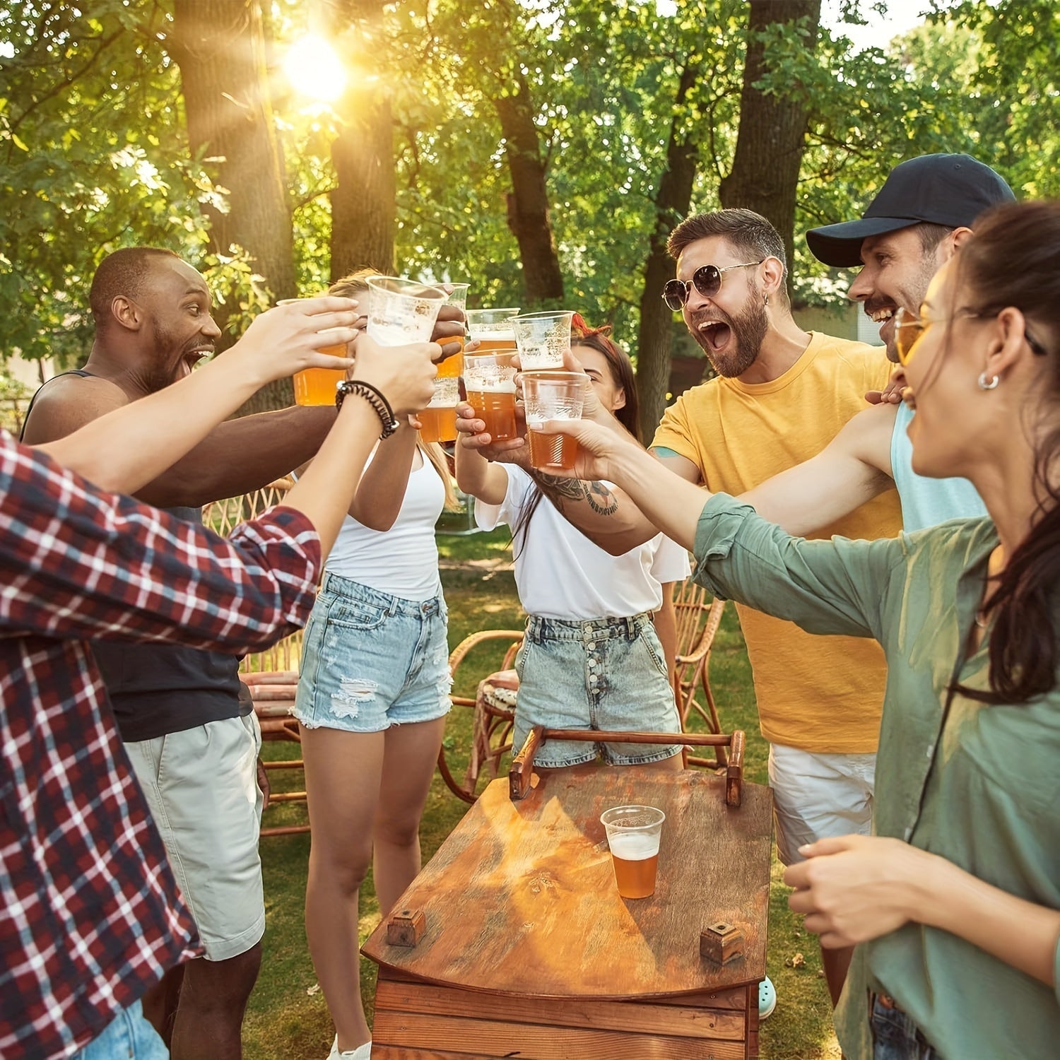 Frosted Plastic Cups with Lids 600ml 500ml 360ml Dishwasher Safe Eco-Friendly