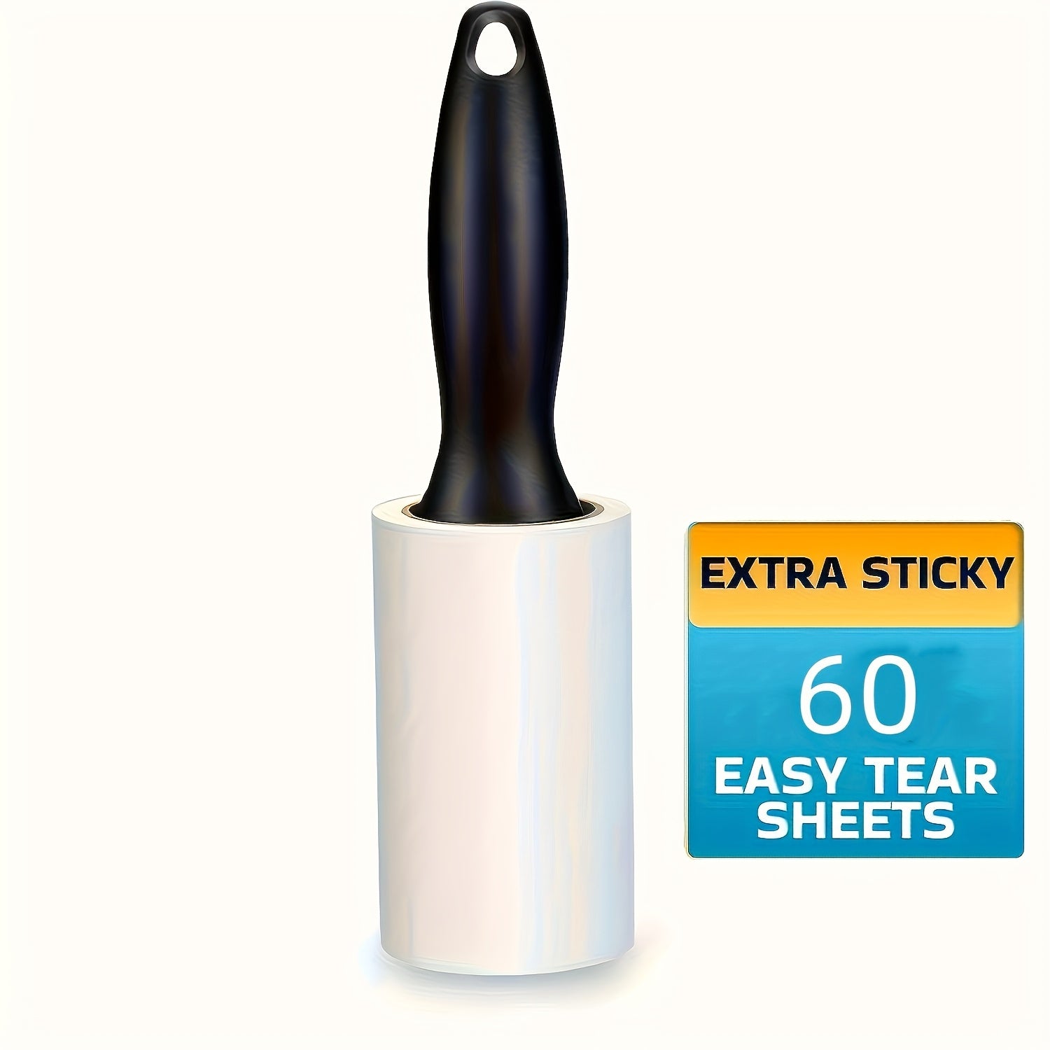 Pet Hair Remover Lint Roller Extra Sticky 60 Sheets Fragrance-Free For Furniture Clothes