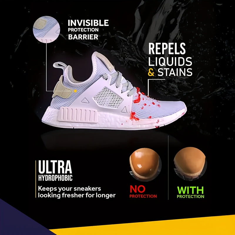 Waterproof Shoe Spray Protector Nano Rain and Stain Resistant for Sneakers and Canvas