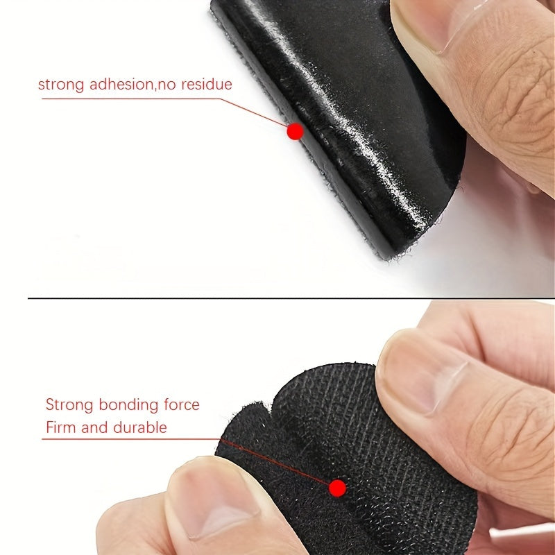 Set of 12 Non-Slip Rug Grips for Carpet and Floor Mats, Strong Adhesive Nylon