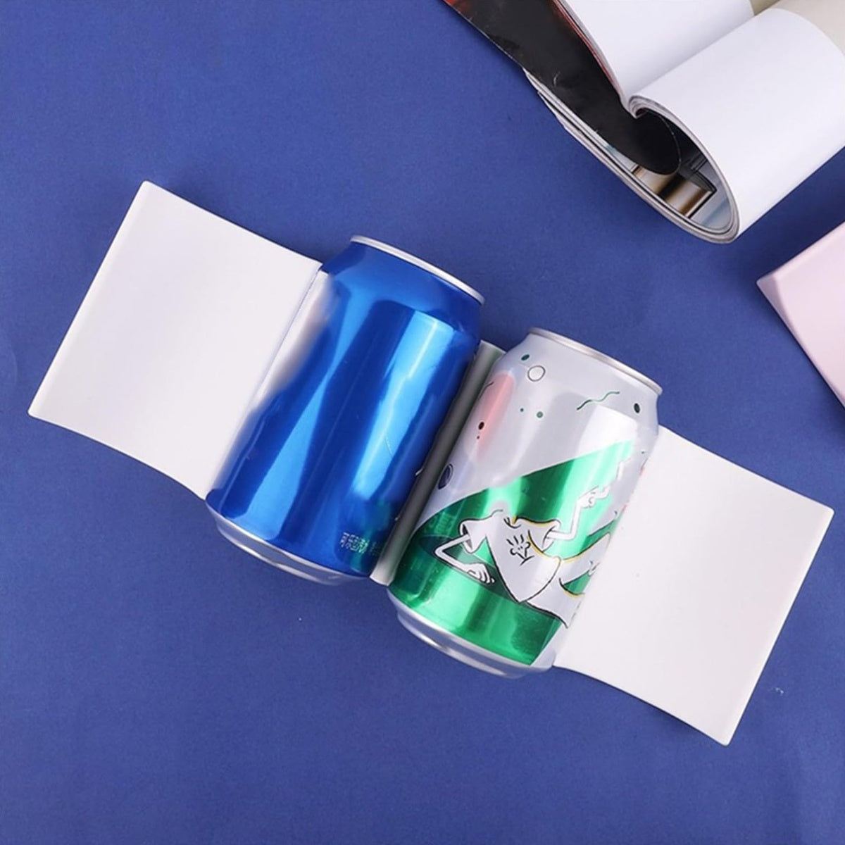 Soporte para copas de plástico, soporte para latas y botellas, organizador de bebidas independiente