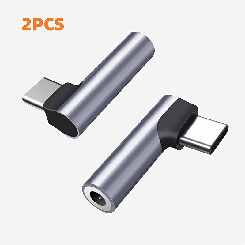 Type-C to 3.5mm Headphone Adapter Digital Decoding Chip Compatible with Smartphones and Laptops