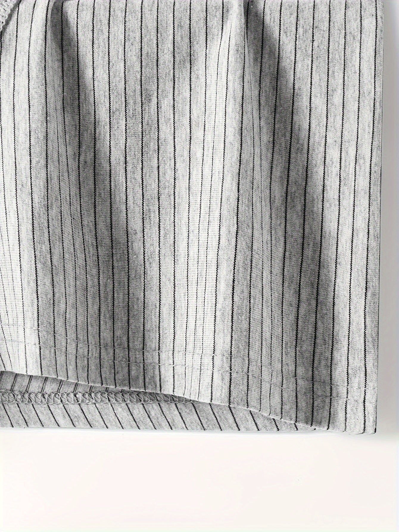 8 piezas de bóxers para hombre de rayas, transpirable, mezcla de poliéster, alta elasticidad