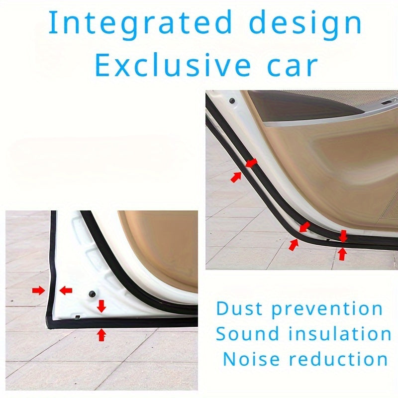 Full Vehicle Soundproofing Seal Strip Kit Waterproof Shock Absorbing Self-Adhesive Insulation